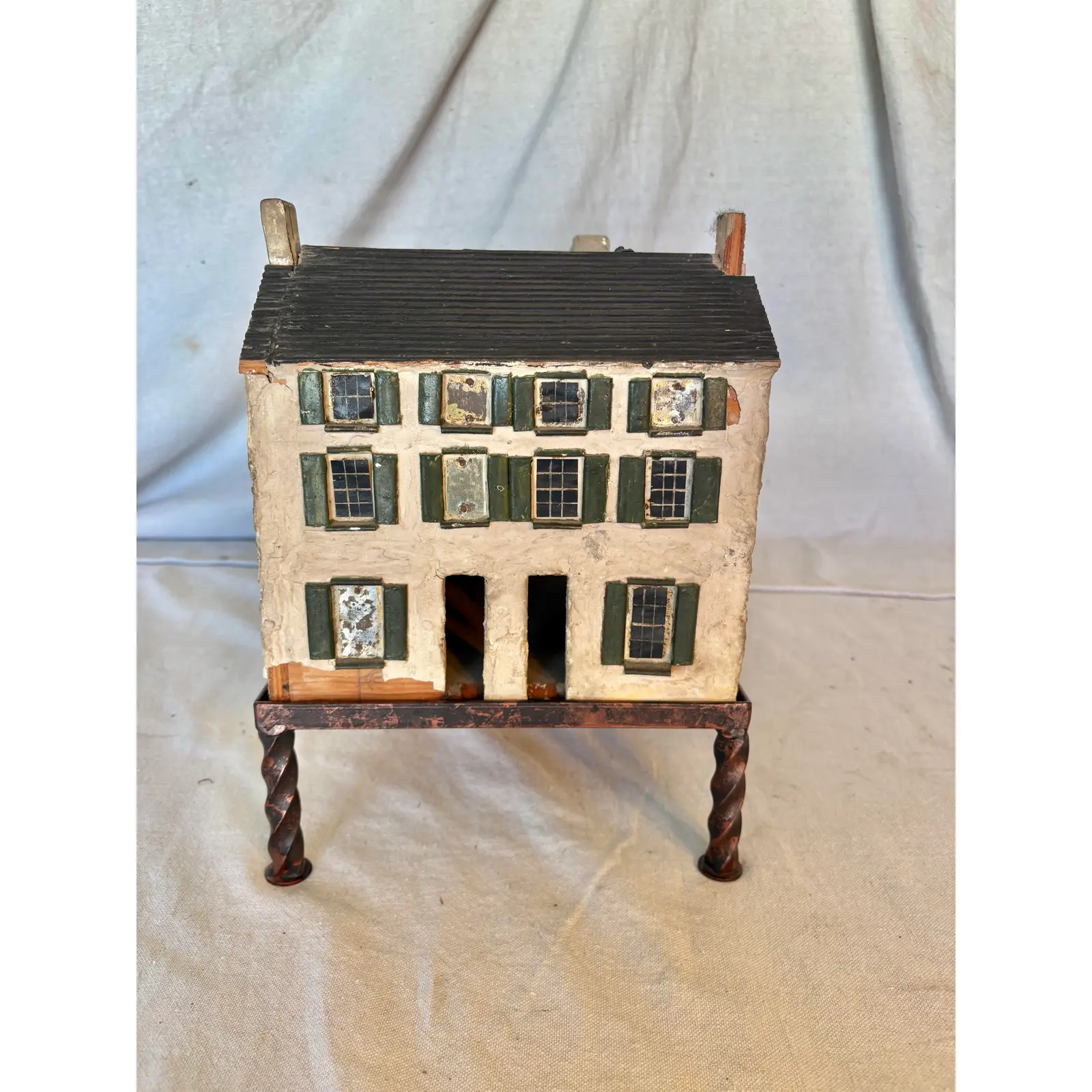 Early 20th Century French Wood and Metal Model House - Image 3