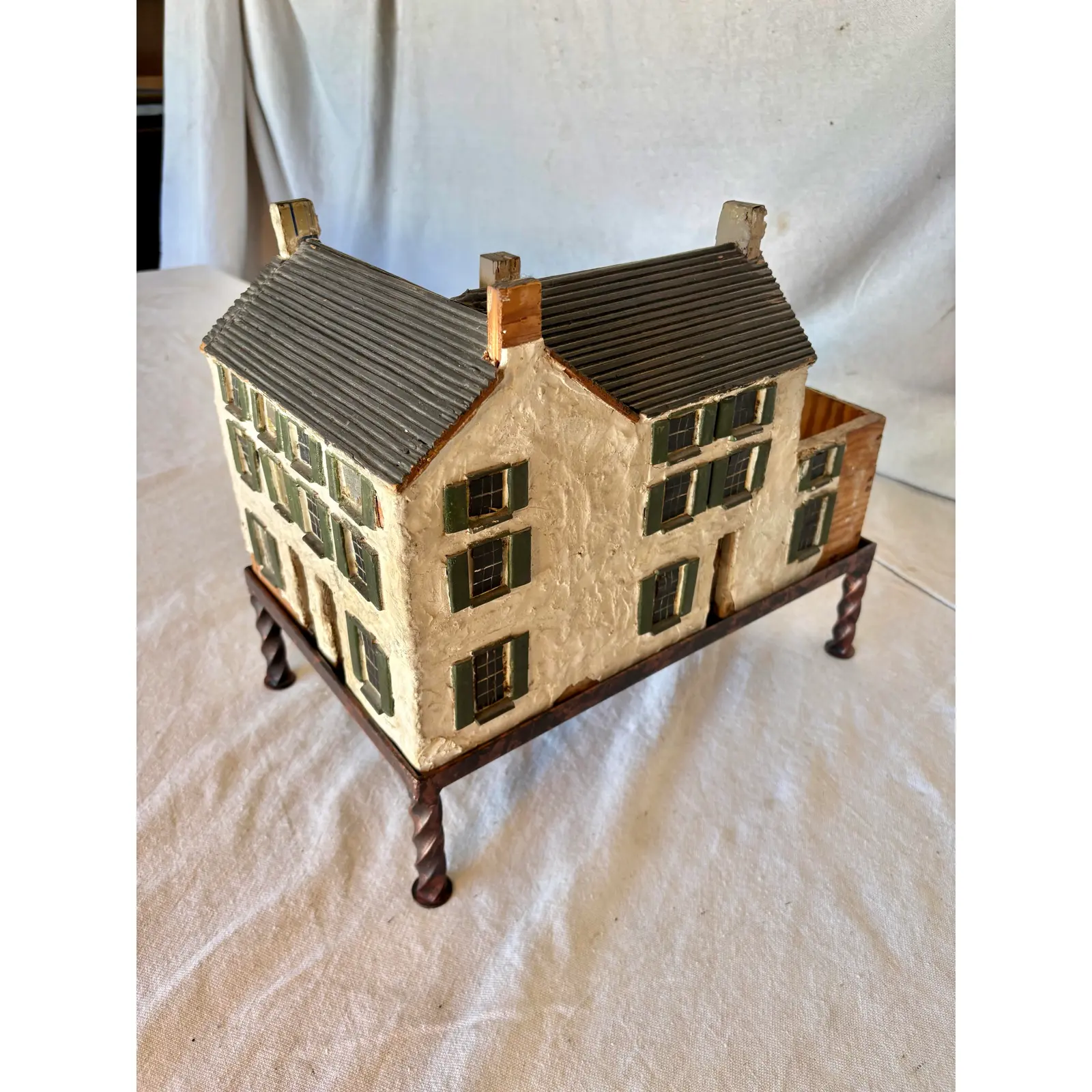 Early 20th Century French Wood and Metal Model House - Image 4