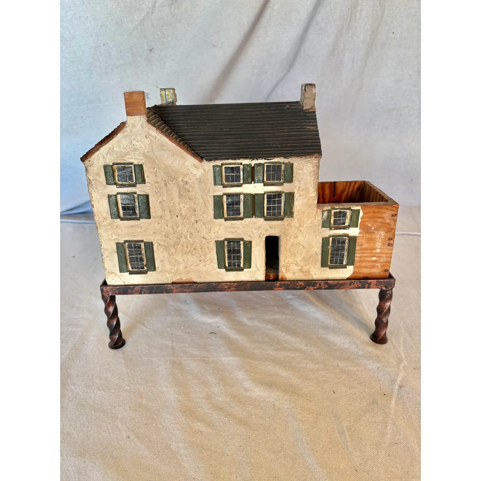 Early 20th Century French Wood and Metal Model House - Image 7