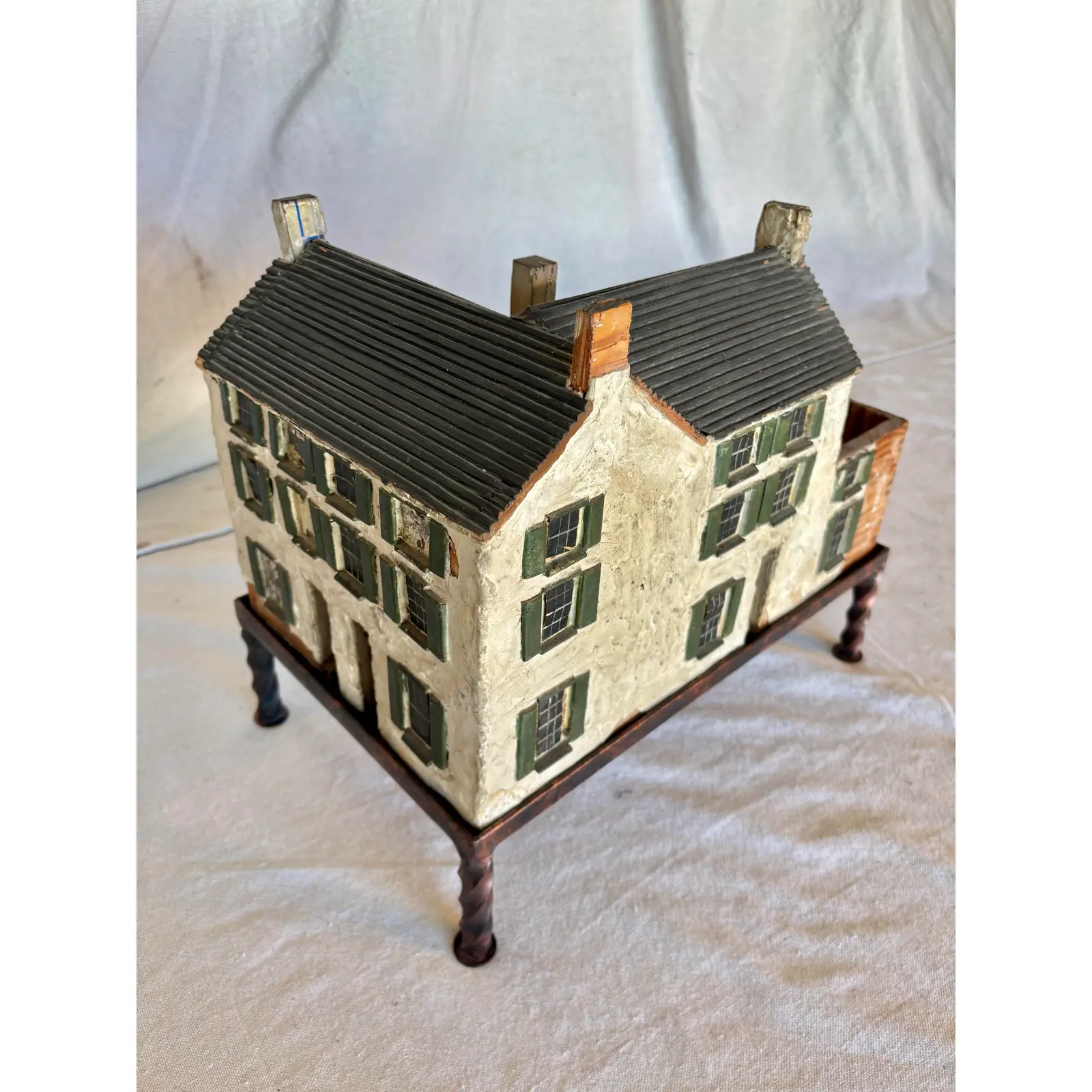 Early 20th Century French Wood and Metal Model House - Image 8