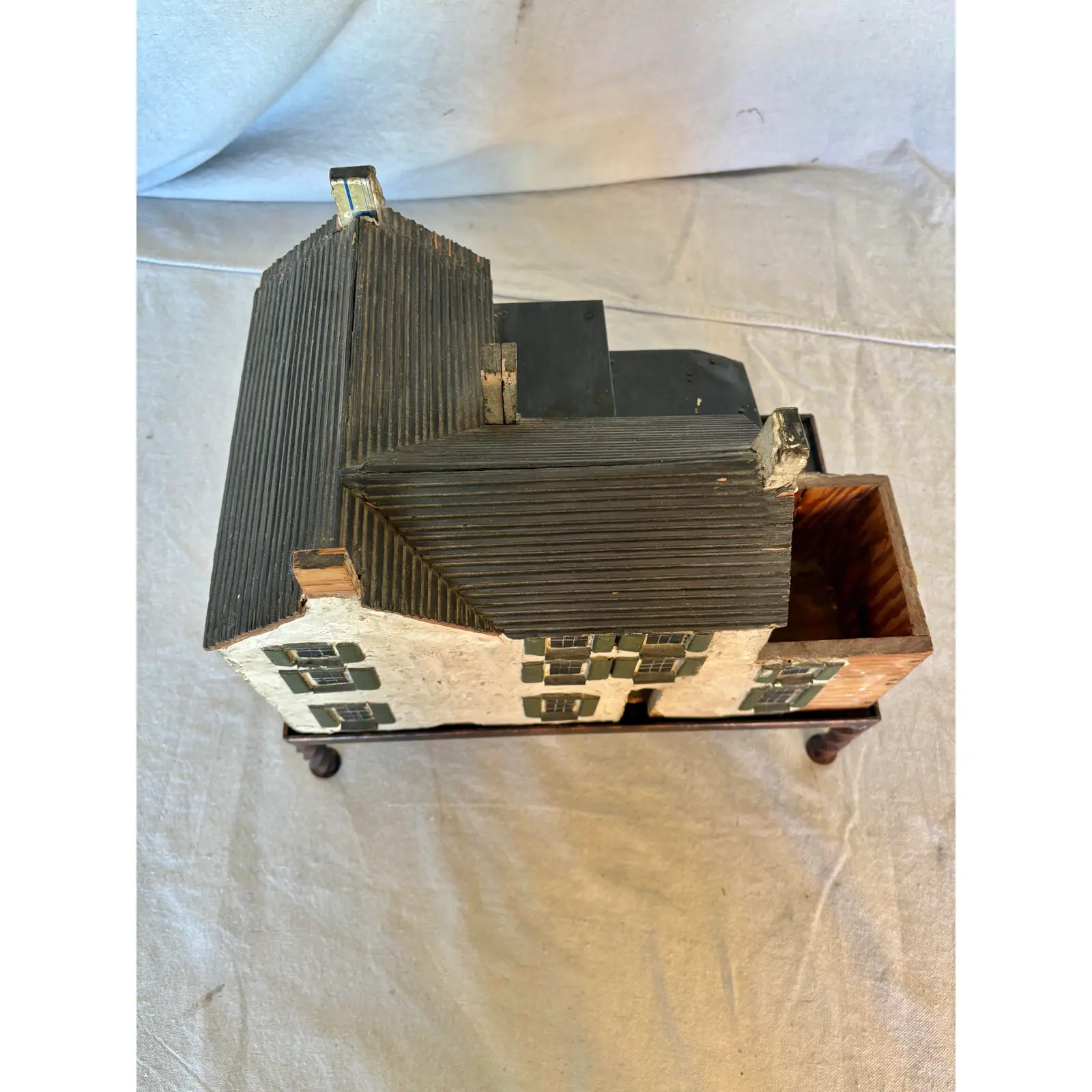 Early 20th Century French Wood and Metal Model House - Image 9