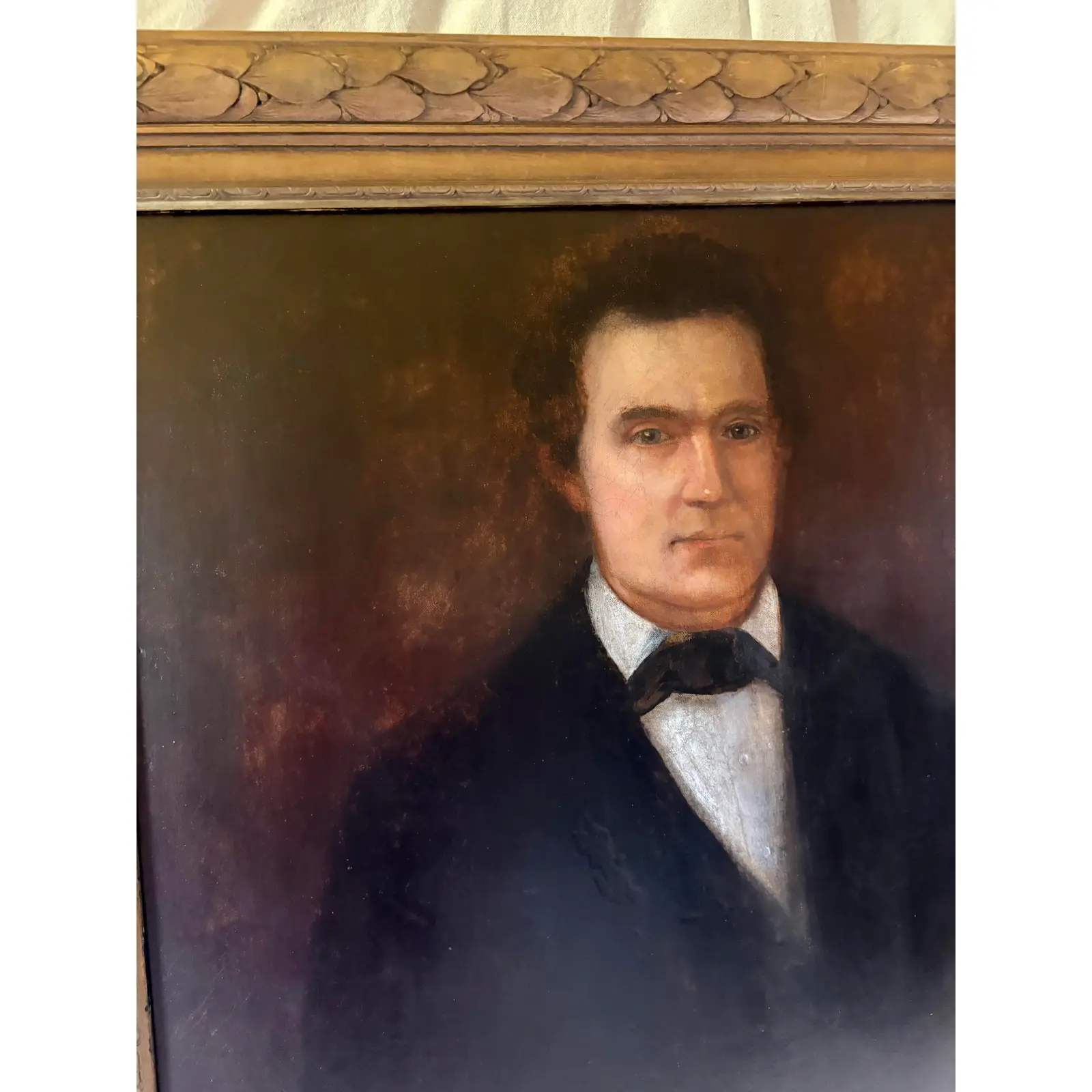 Late 19th Century French Oil on Canvas Portrait of a Gentleman - Image 12