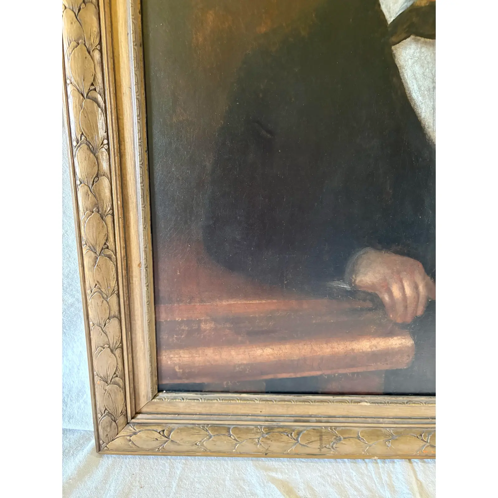 Late 19th Century French Oil on Canvas Portrait of a Gentleman - Image 5