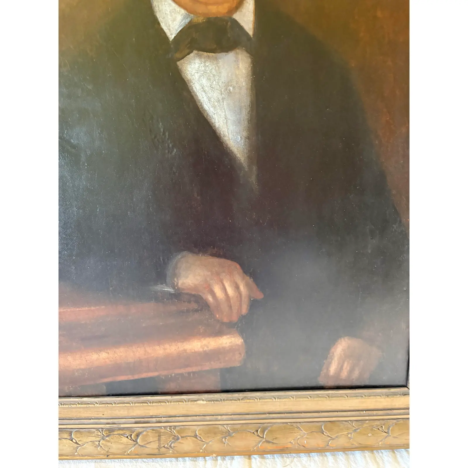 Late 19th Century French Oil on Canvas Portrait of a Gentleman - Image 6