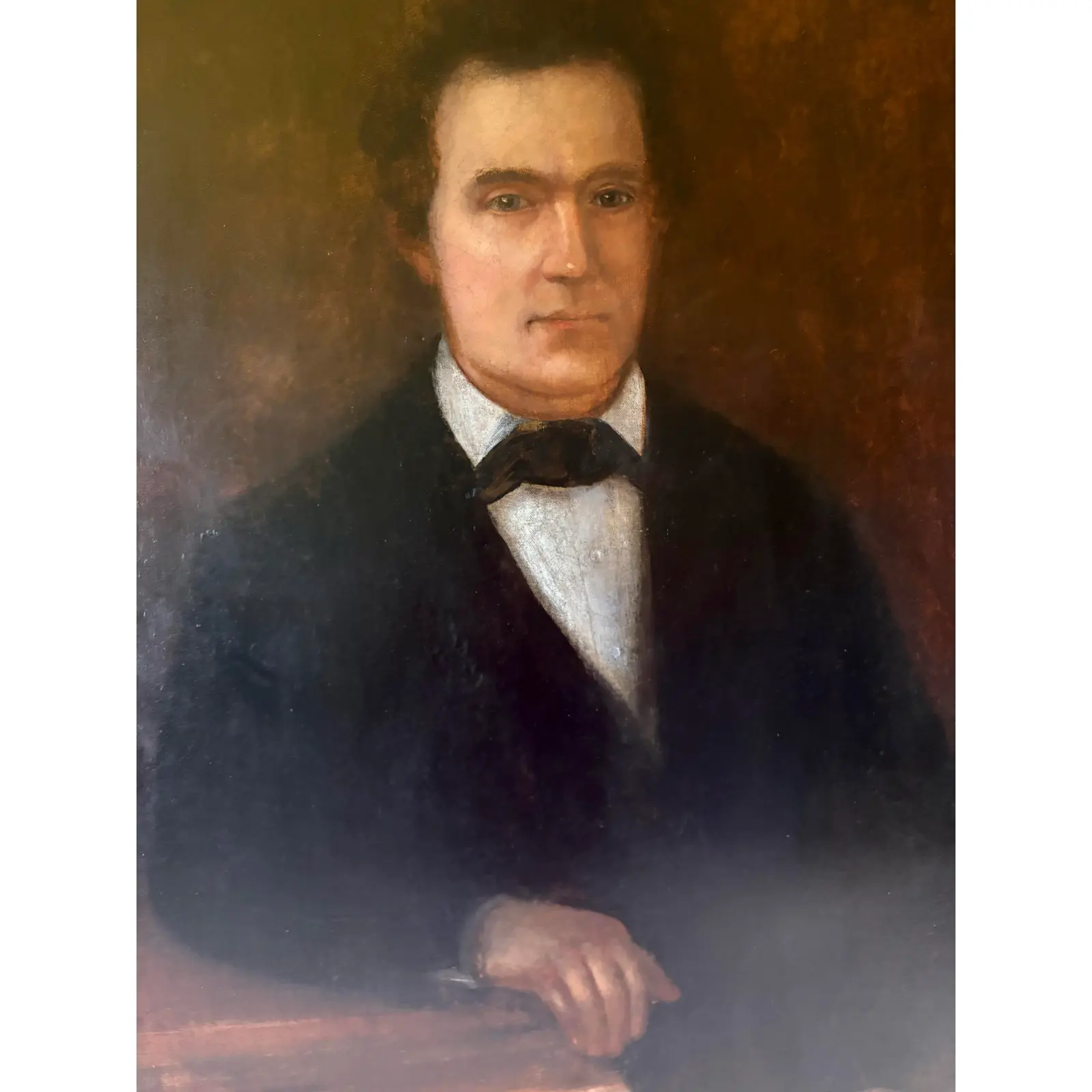 Late 19th Century French Oil on Canvas Portrait of a Gentleman - Image 7