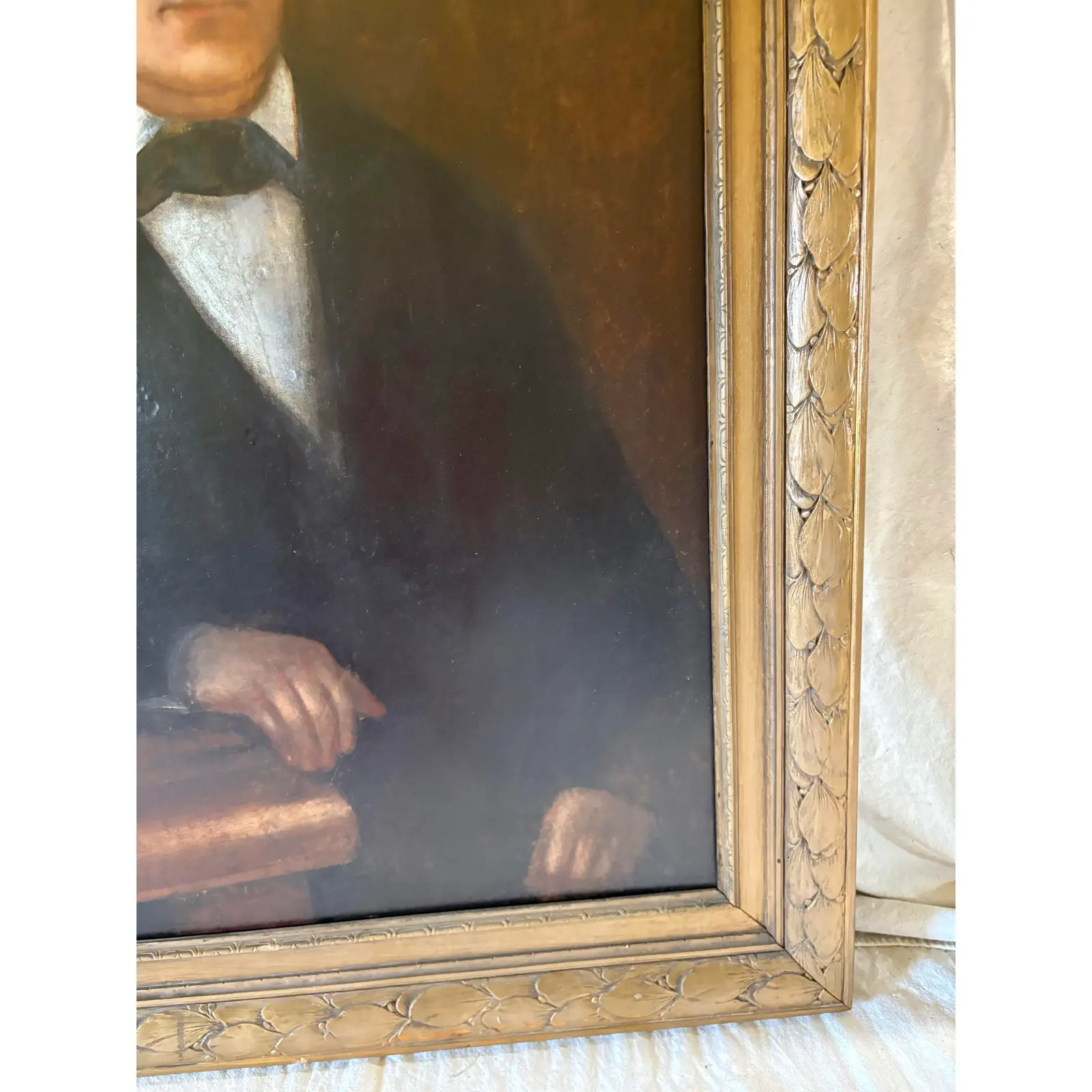 Late 19th Century French Oil on Canvas Portrait of a Gentleman - Image 9