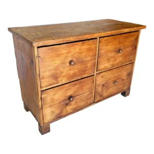 20th Century French Pine Four Drawer Chest