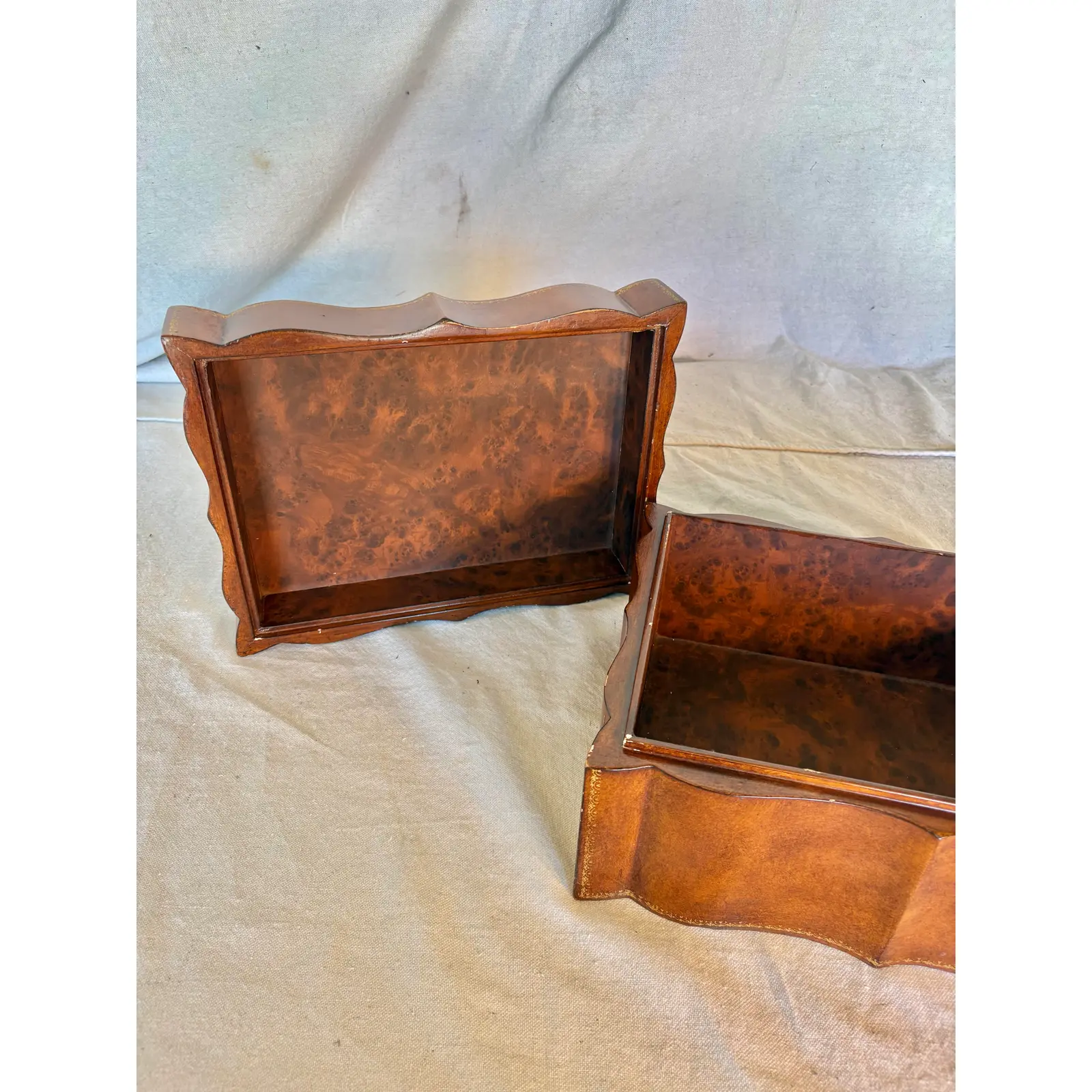 20th Century Italian Embossed Leather Box - Image 13