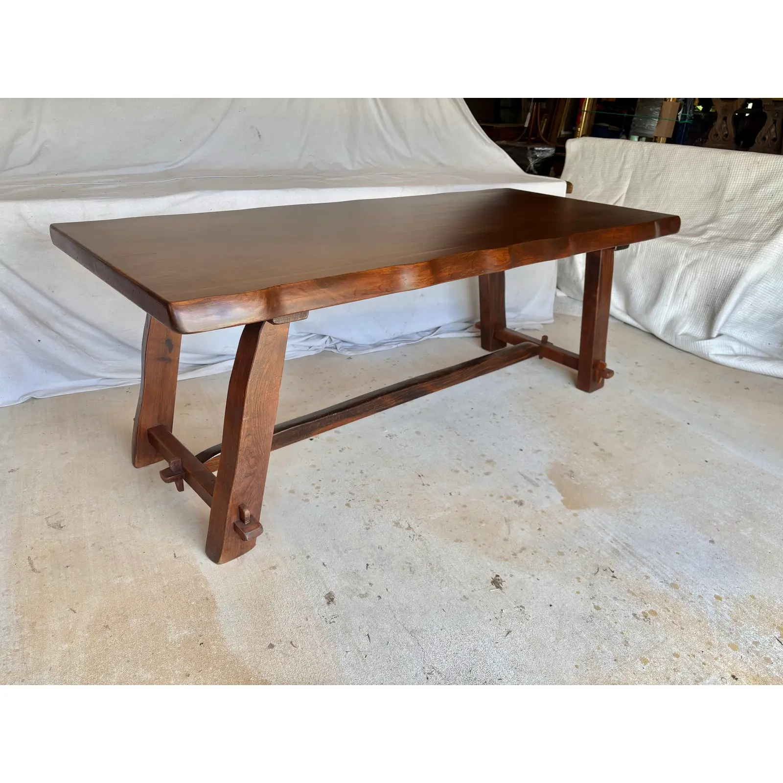 Mid 20th Century Scandinavian Oak Olavi Hanninen Design Dining Table - Image 2
