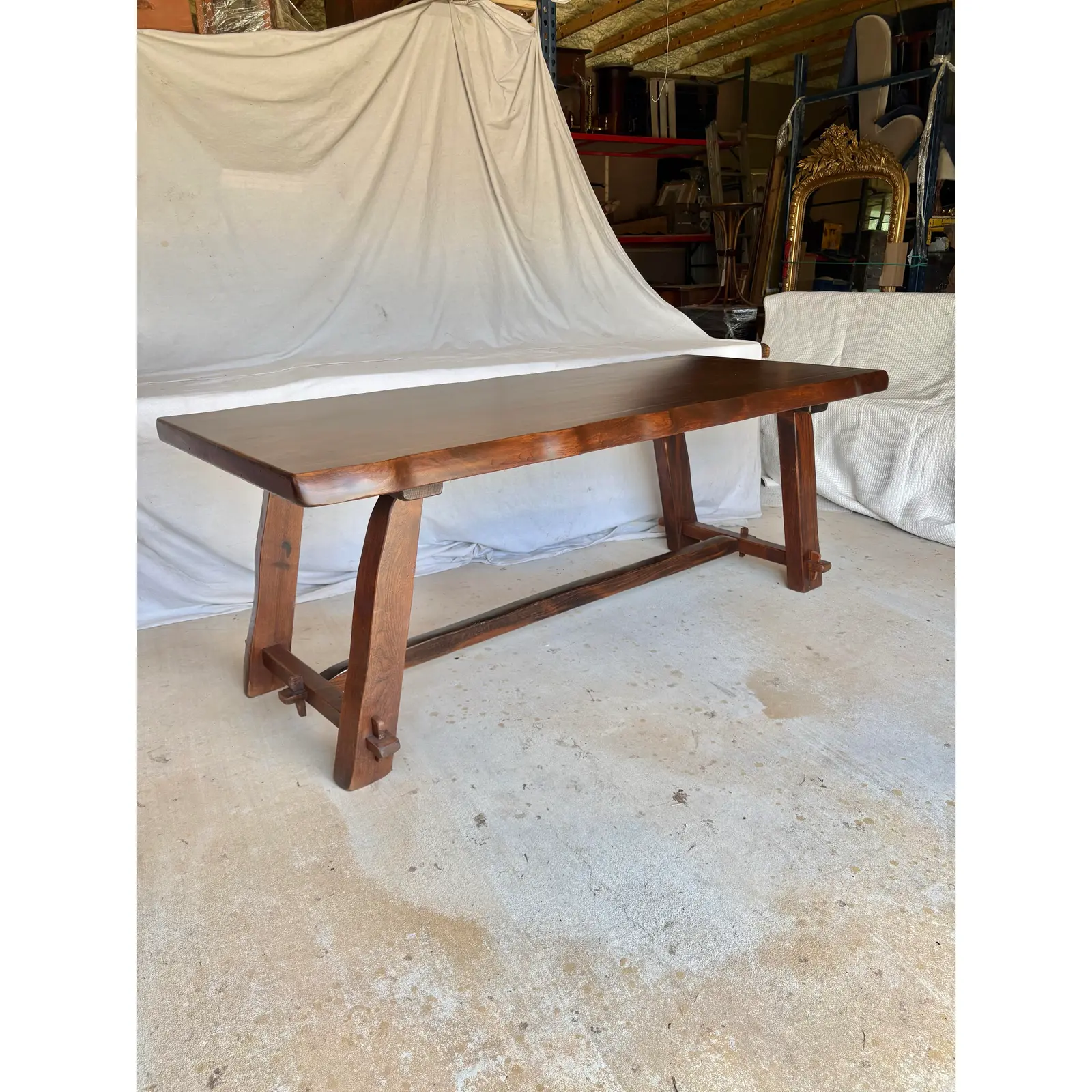 Mid 20th Century Scandinavian Oak Olavi Hanninen Design Dining Table - Image 3