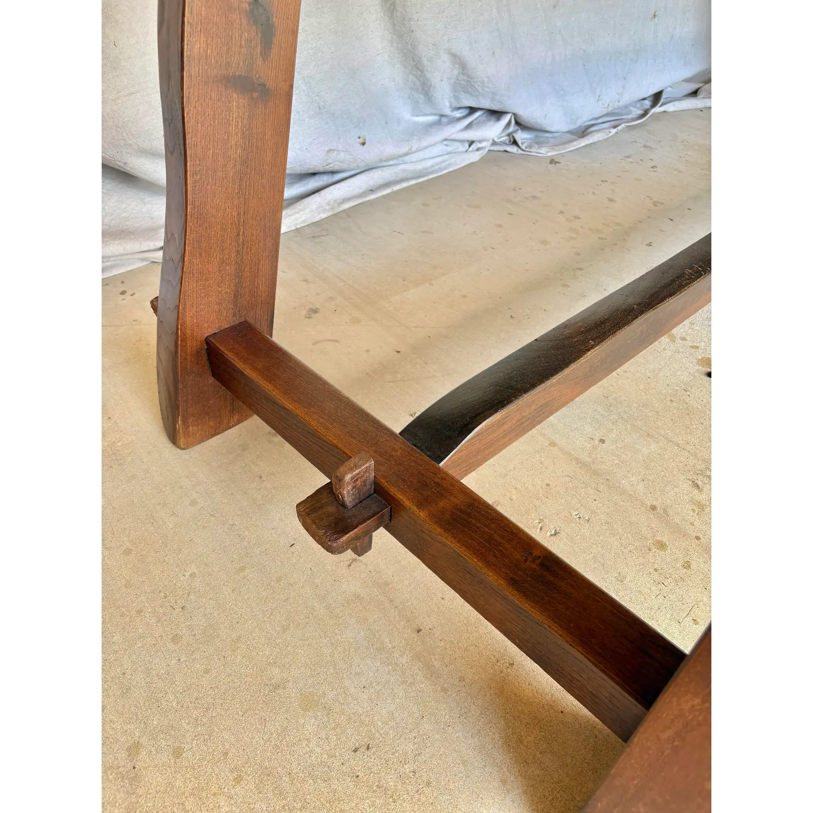 Mid 20th Century Scandinavian Oak Olavi Hanninen Design Dining Table - Image 7