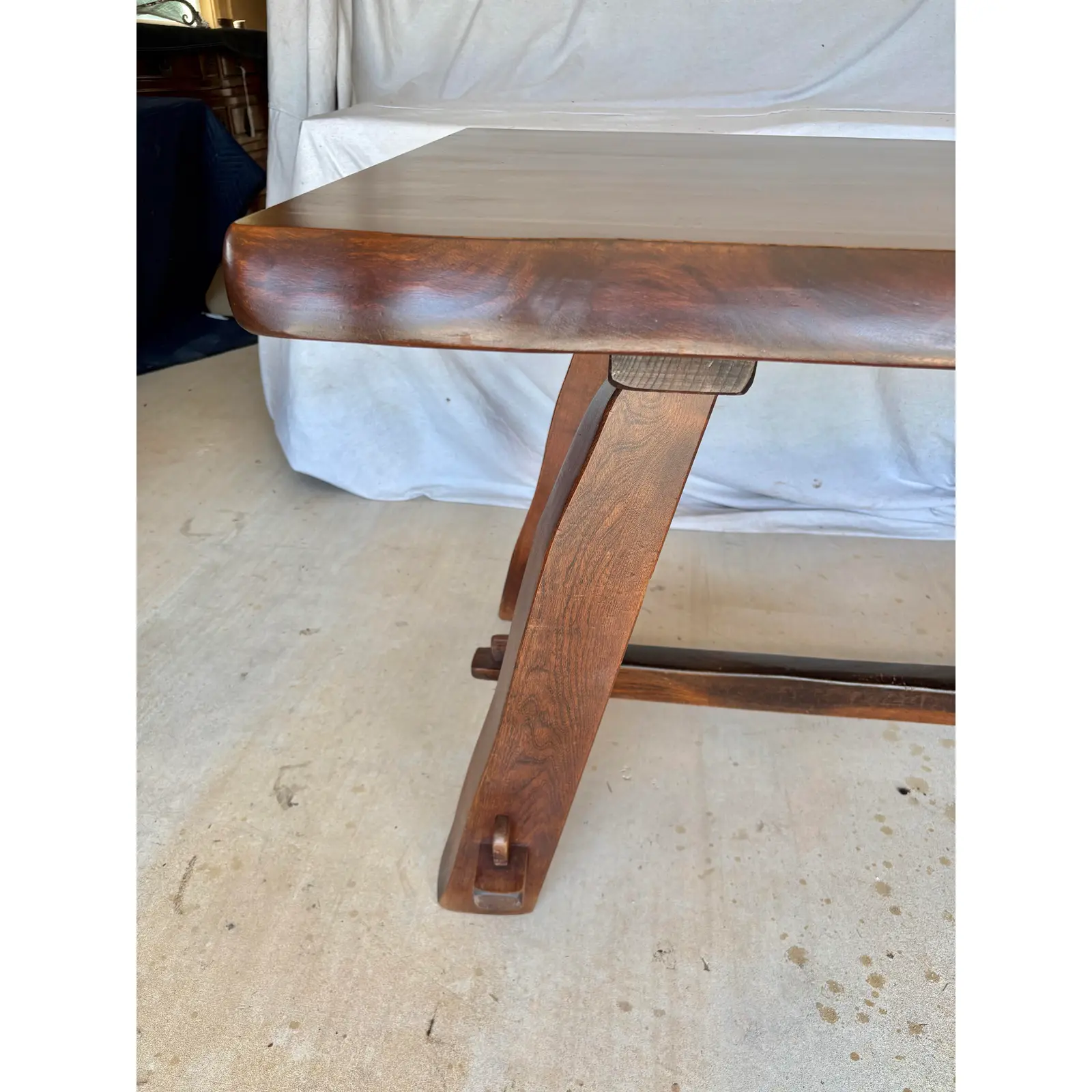 Mid 20th Century Scandinavian Oak Olavi Hanninen Design Dining Table - Image 8
