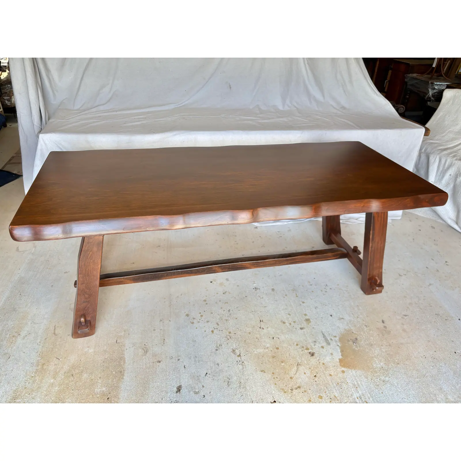 Mid 20th Century Scandinavian Oak Olavi Hanninen Design Dining Table - Image 9