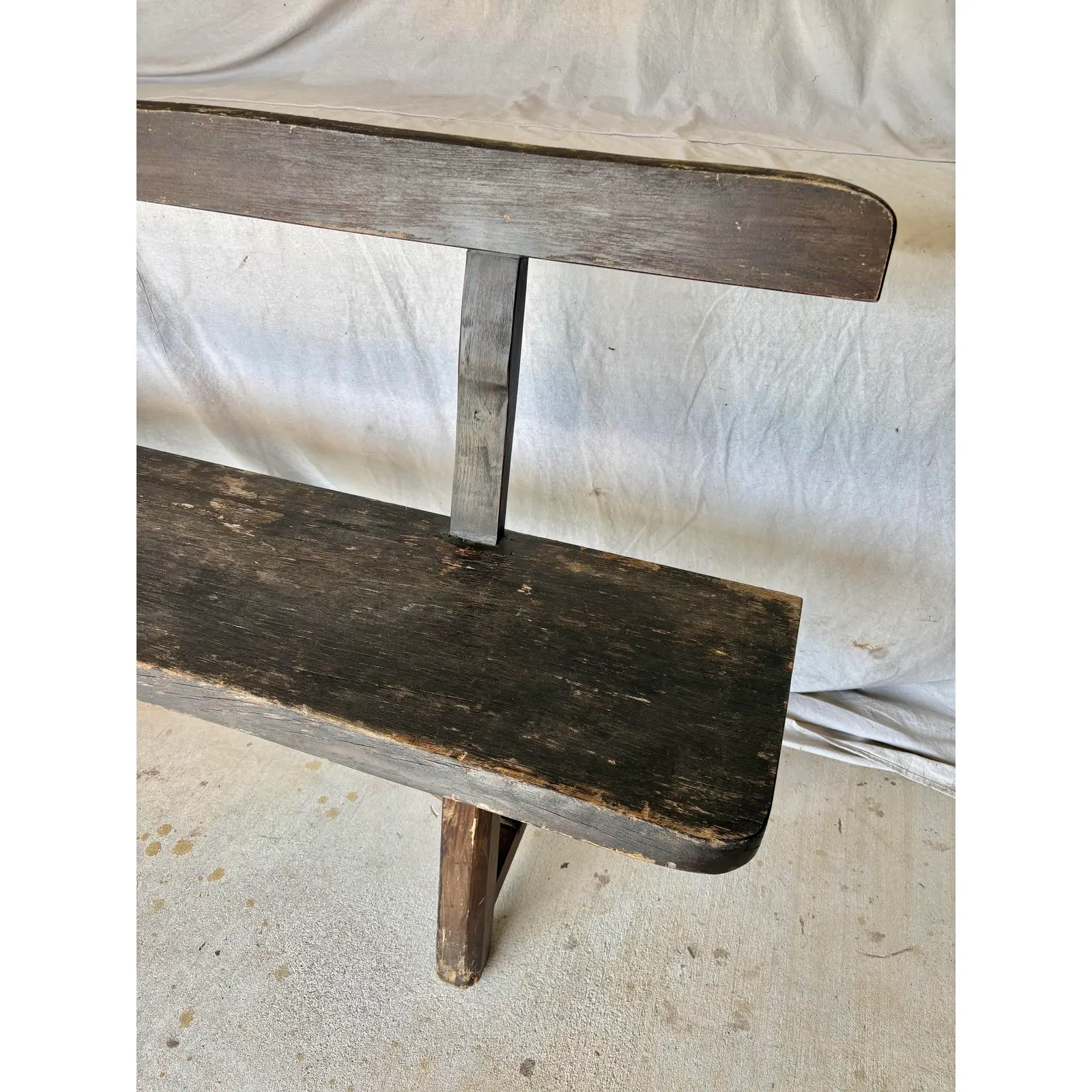 Mid 20th Century Scandinavian Sculptural Bench - Image 12