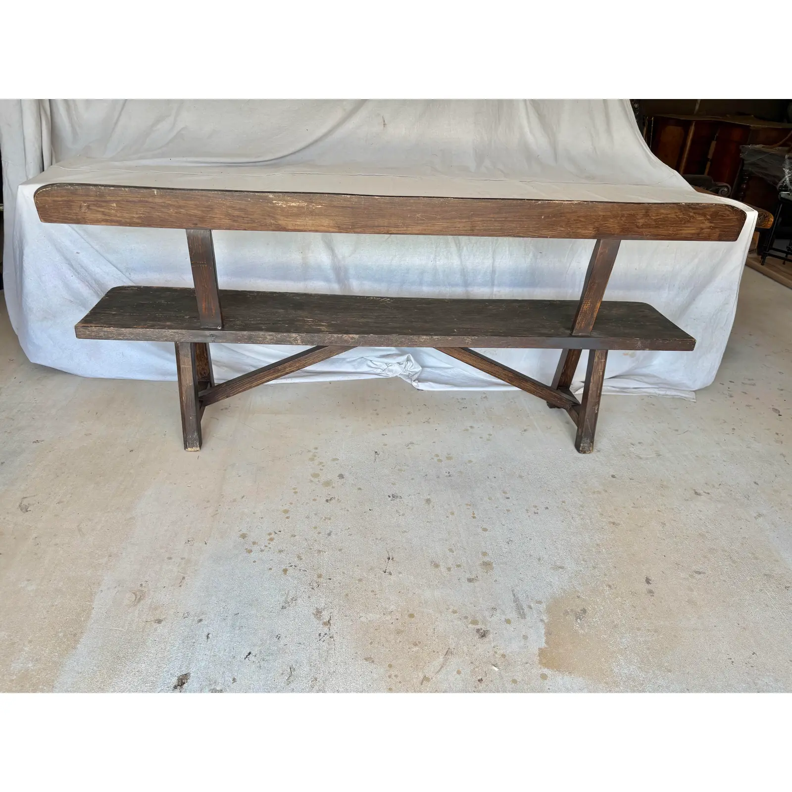 Mid 20th Century Scandinavian Sculptural Bench - Image 13