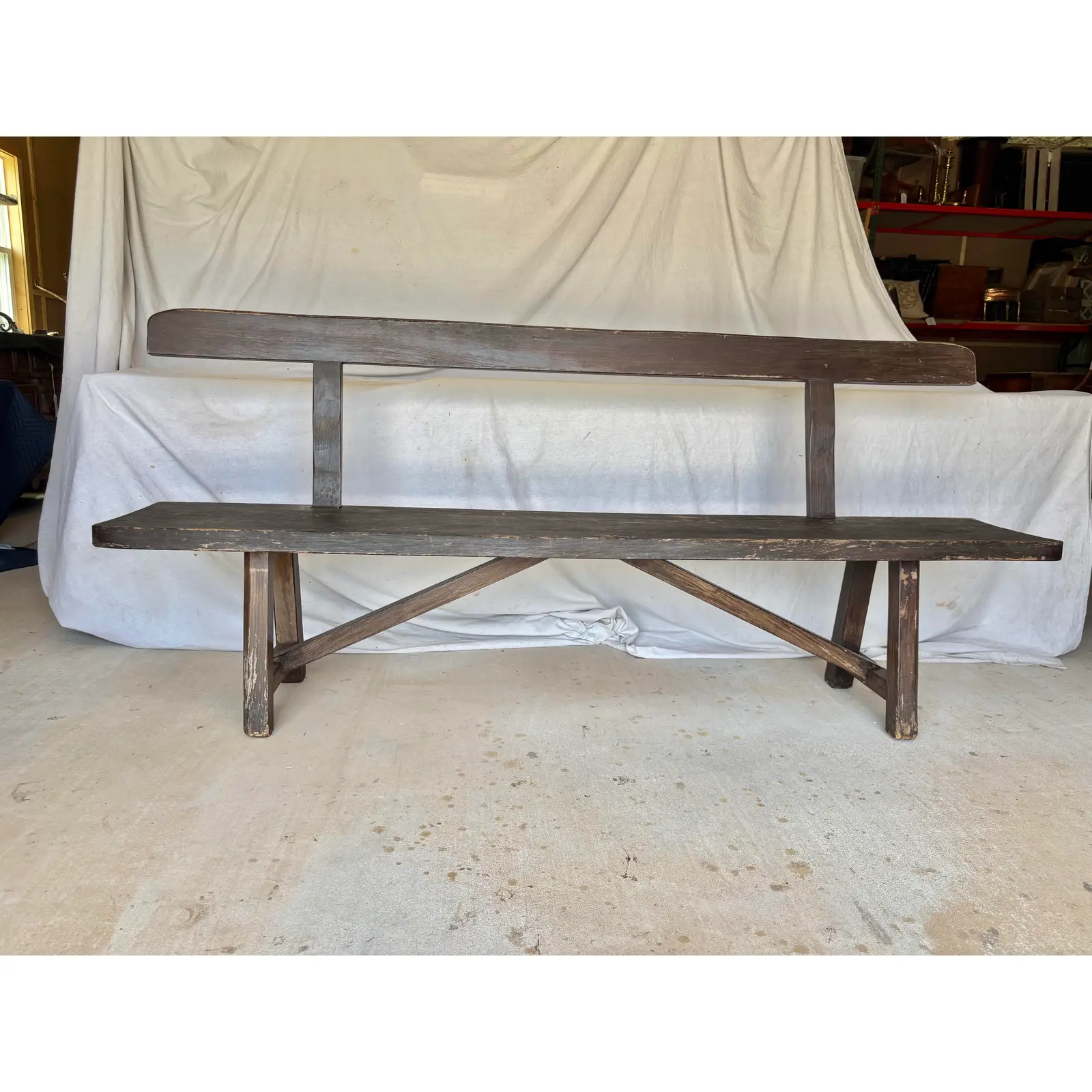 Mid 20th Century Scandinavian Sculptural Bench - Image 3