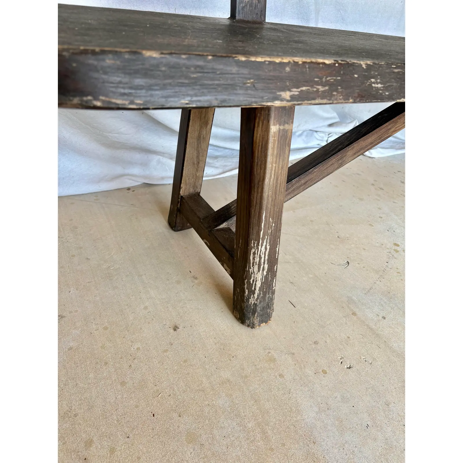 Mid 20th Century Scandinavian Sculptural Bench - Image 6