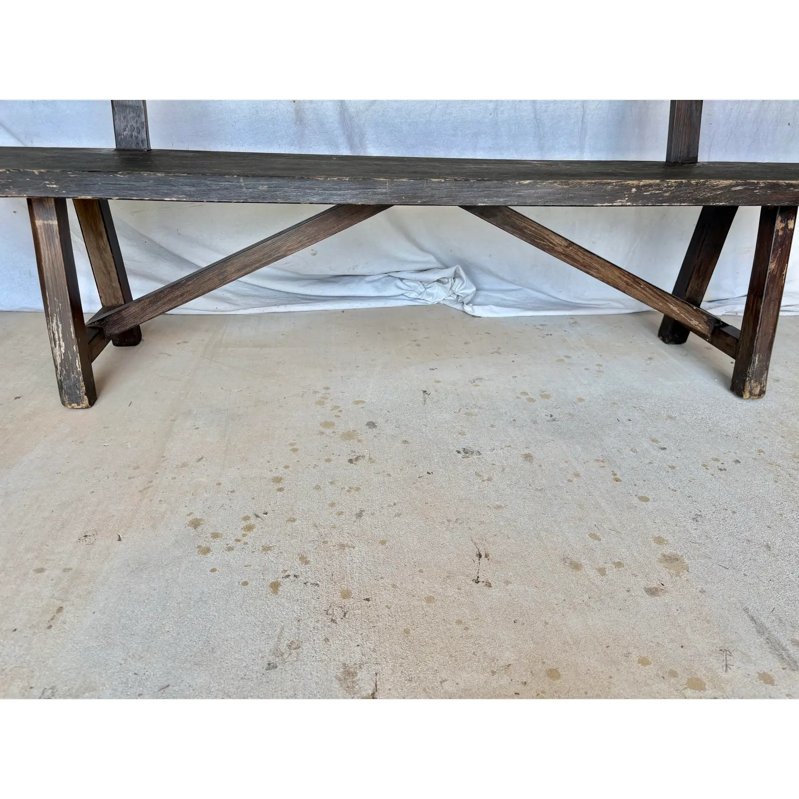 Mid 20th Century Scandinavian Sculptural Bench - Image 7