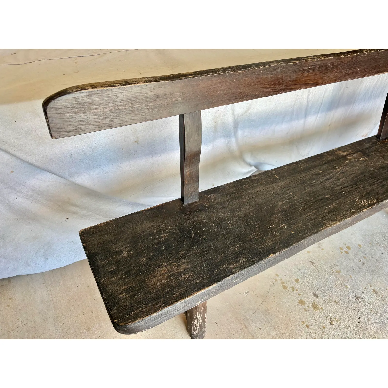 Mid 20th Century Scandinavian Sculptural Bench - Image 8