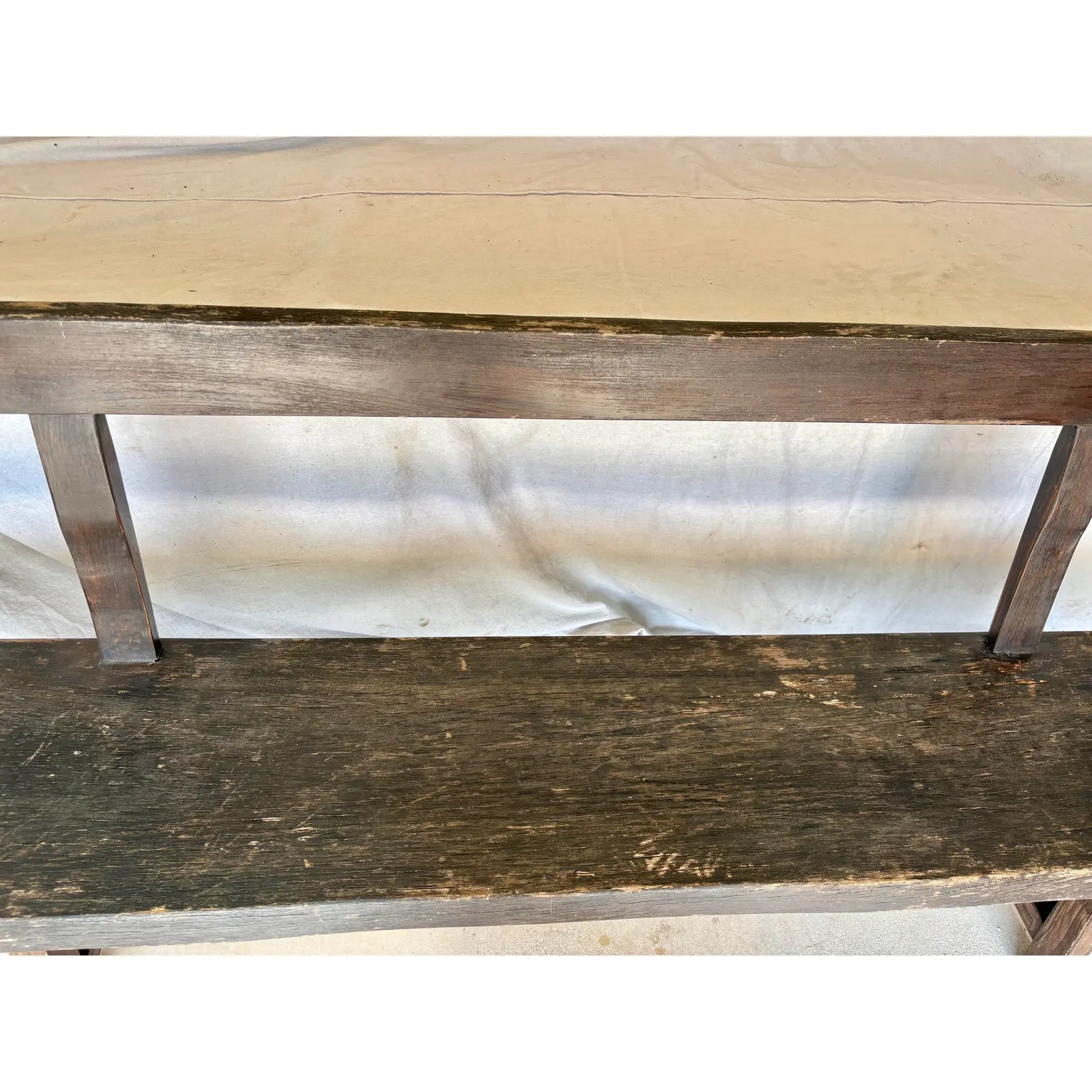 Mid 20th Century Scandinavian Sculptural Bench - Image 9