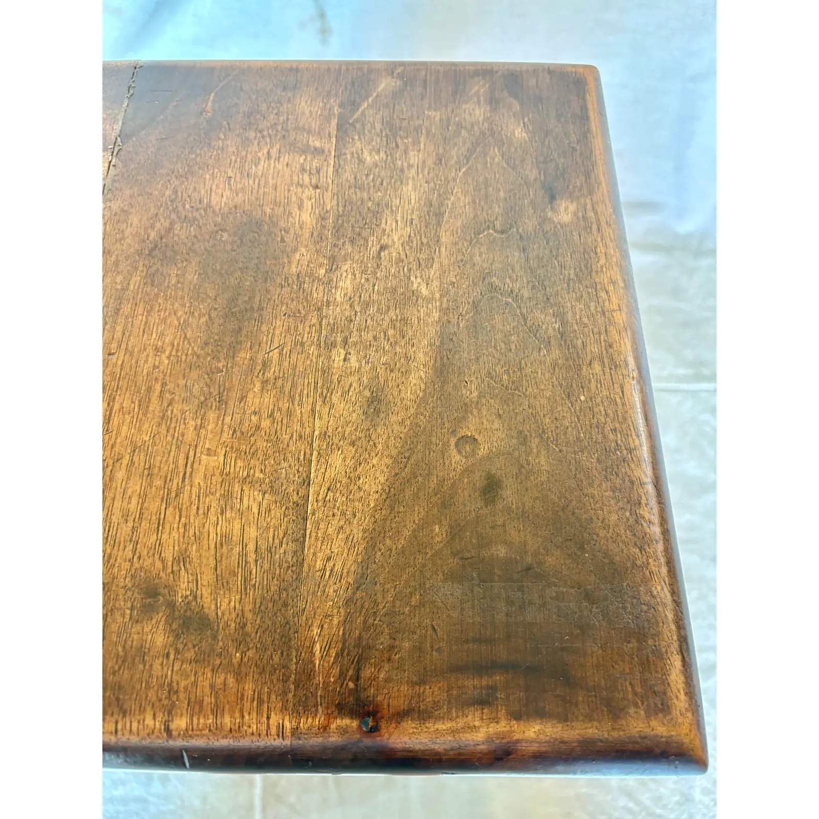 Early 20th Century French Walnut Stool - Image 9