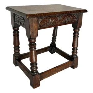 18th Century English Oak Joint Stool