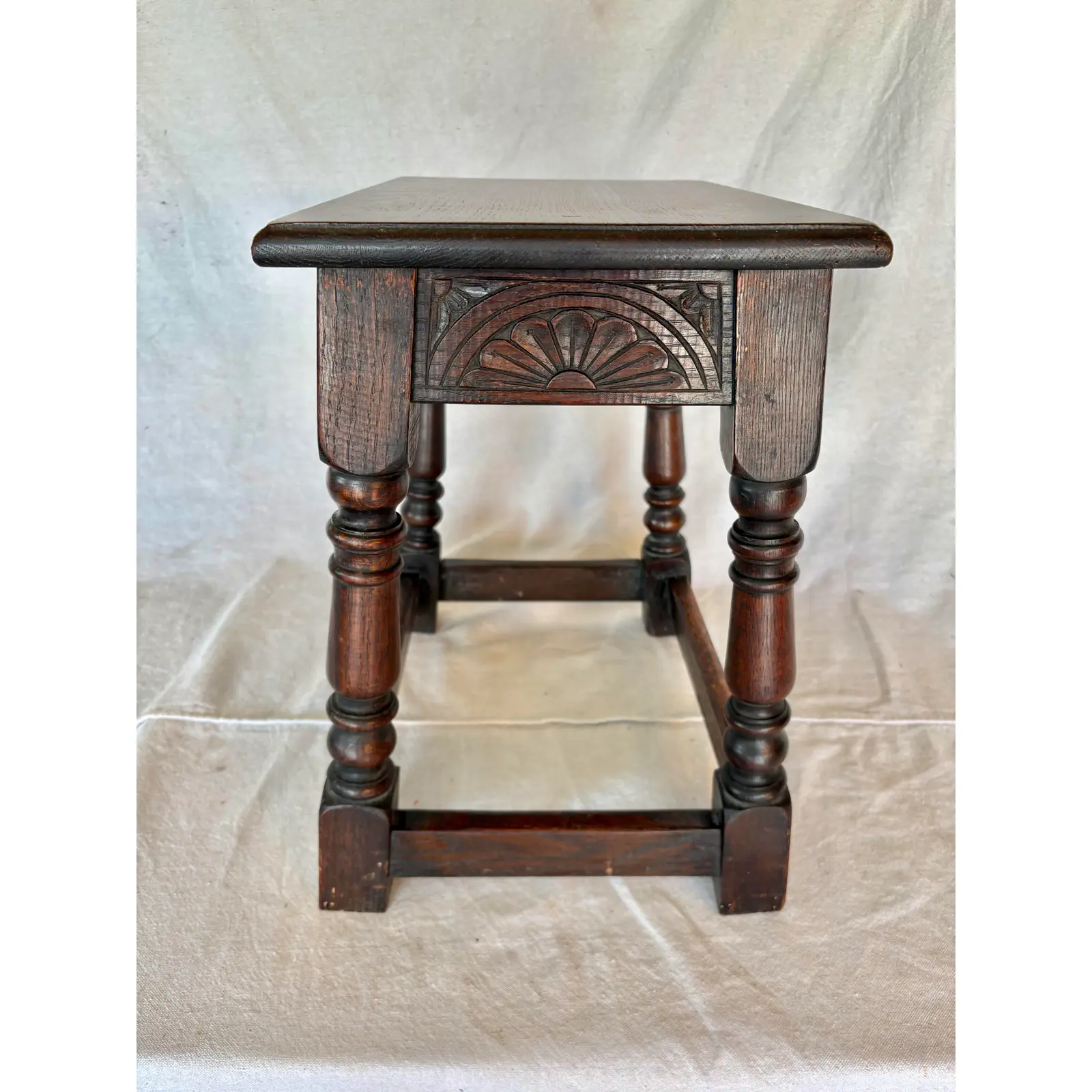 18th Century English Oak Joint Stool - Image 11