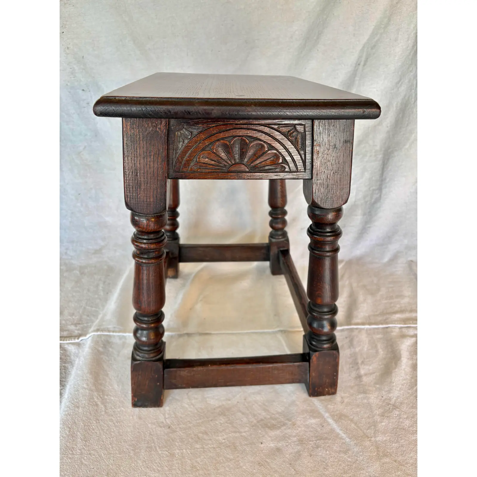 18th Century English Oak Joint Stool - Image 13