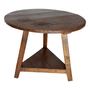 19th Century English Pine Cricket Table