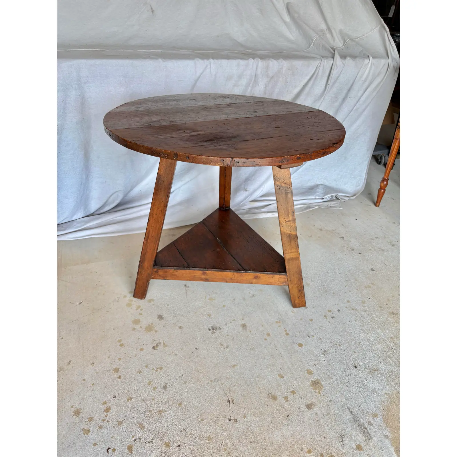 19th Century English Pine Cricket Table - Image 2