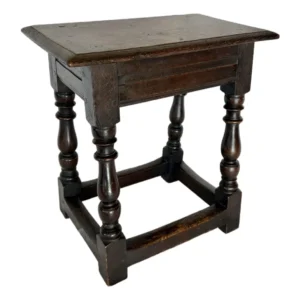 18th Century English Oak Joint Stool