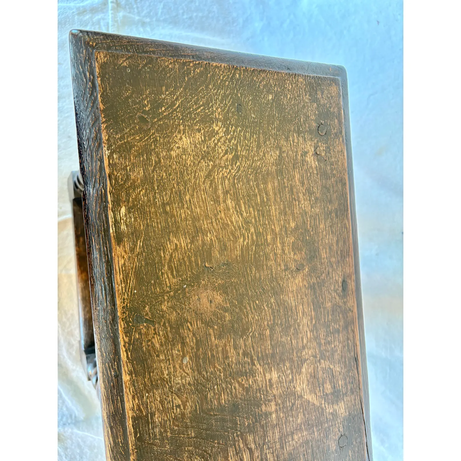 18th Century English Oak Joint Stool - Image 12