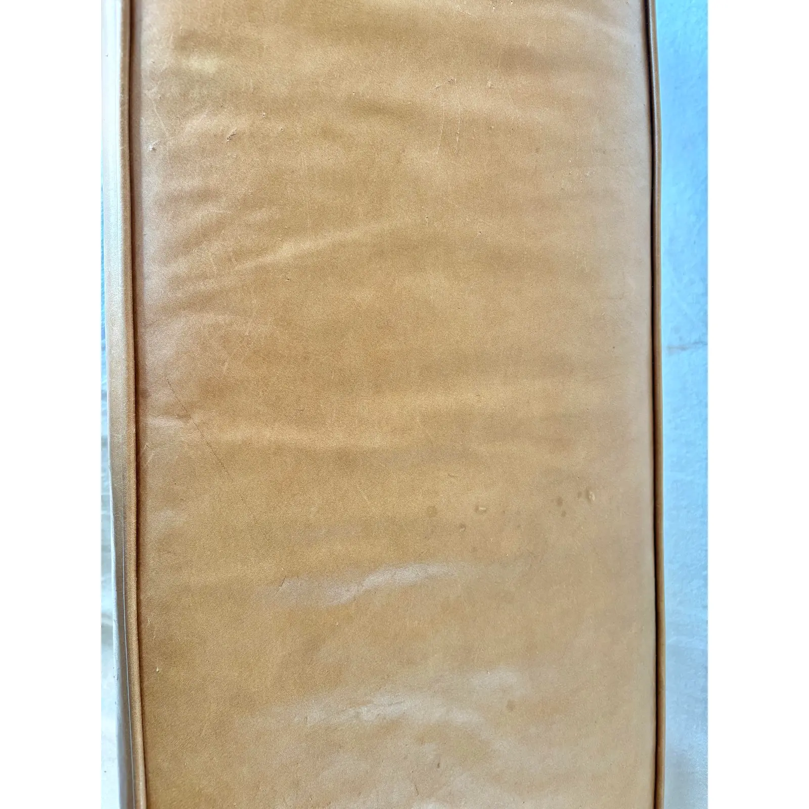 20th Century Leather Upholstered Bench - Image 11