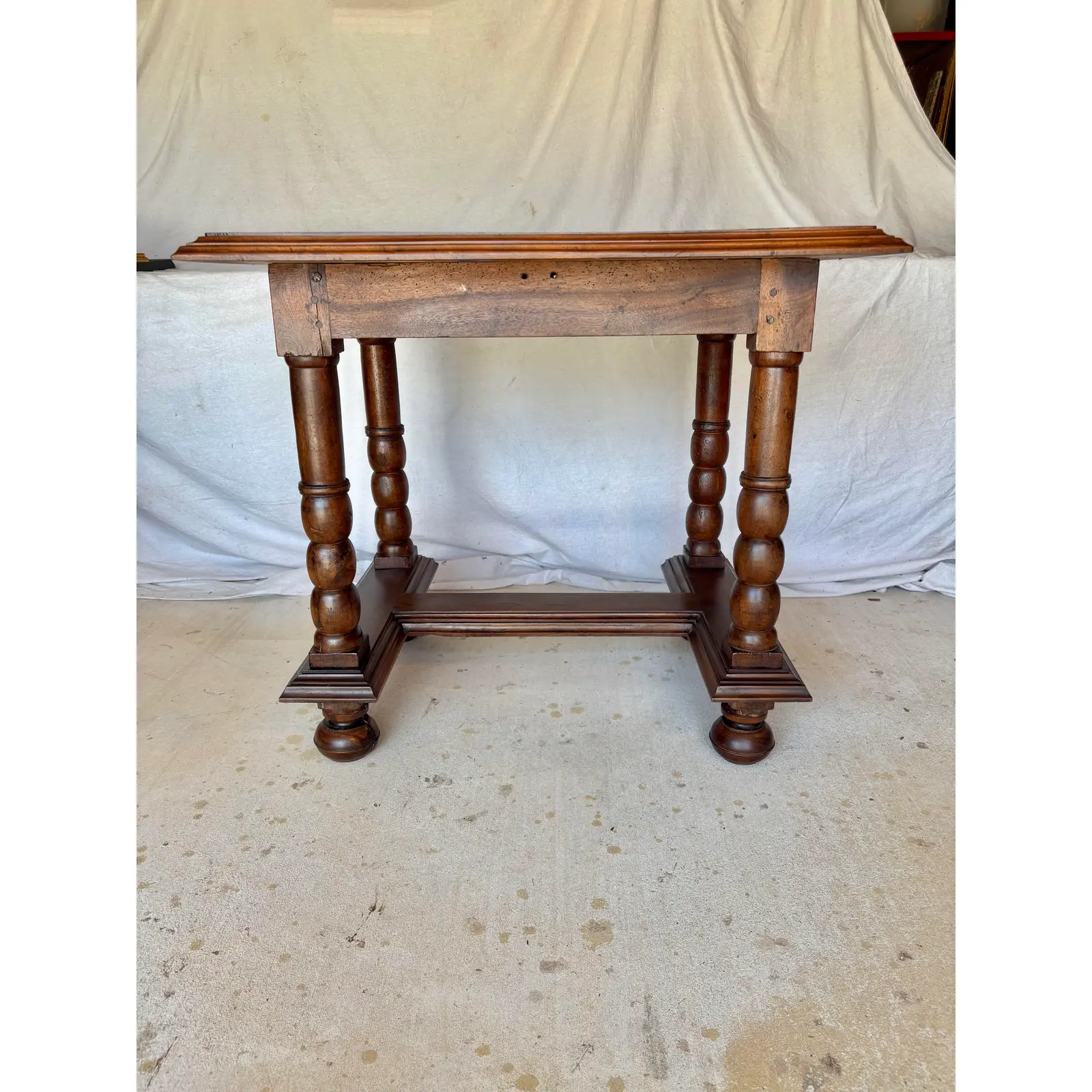 19th Century French Walnut Side Table - Image 5