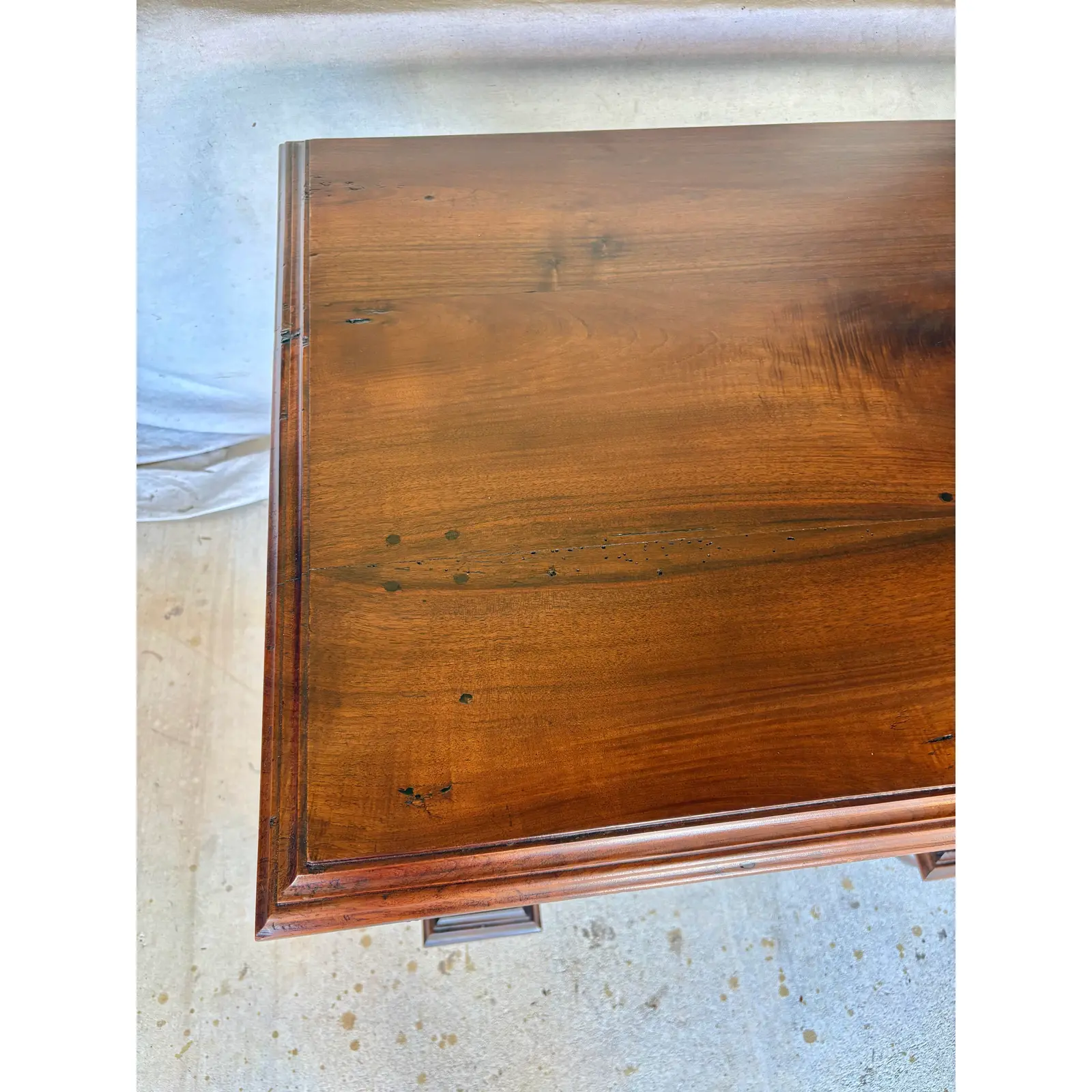 19th Century French Walnut Side Table - Image 8
