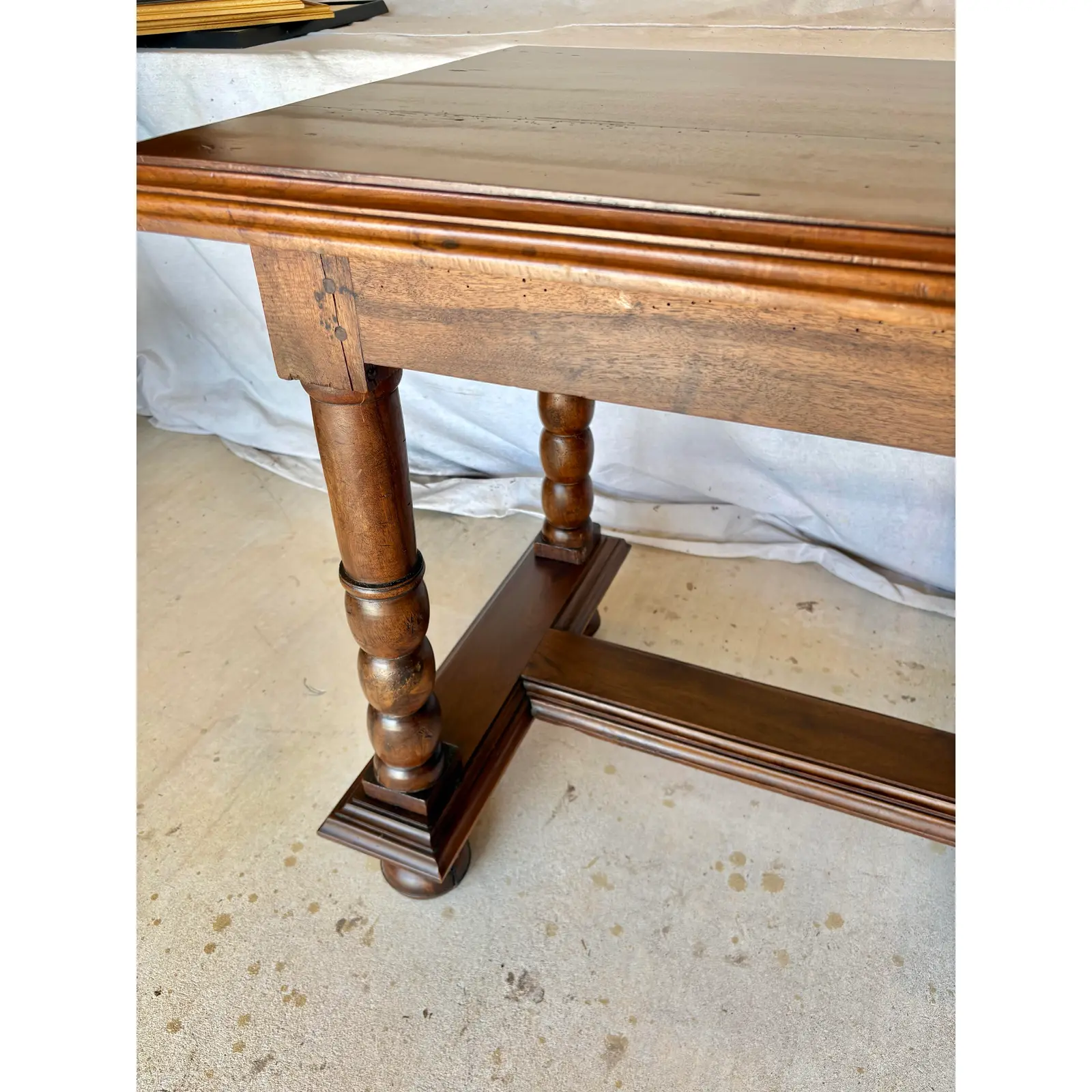 19th Century French Walnut Side Table - Image 10
