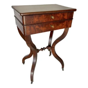 19th Century French Walnut Writing Work Table