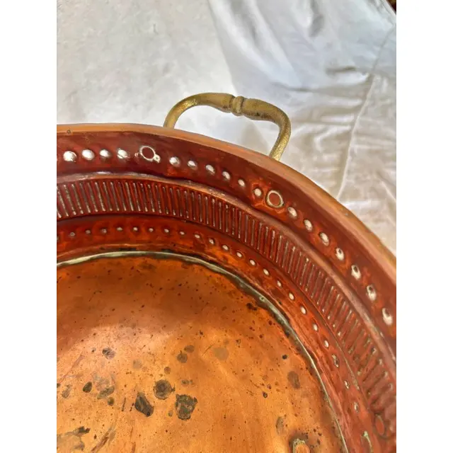 Early 20th Century French Copper and Brass Jardiniere - Image 14