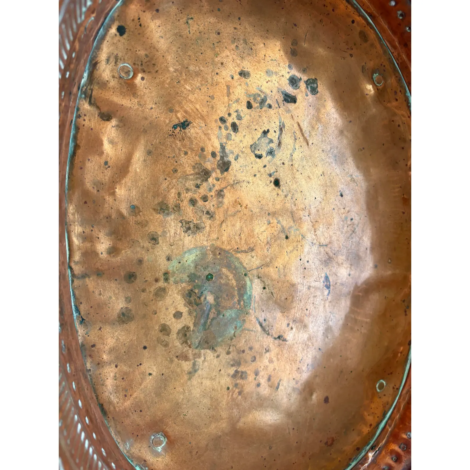 Early 20th Century French Copper and Brass Jardiniere - Image 9