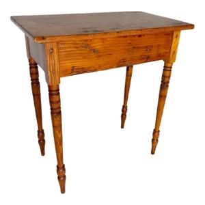 19th Century English Pine Federal Style Side Table