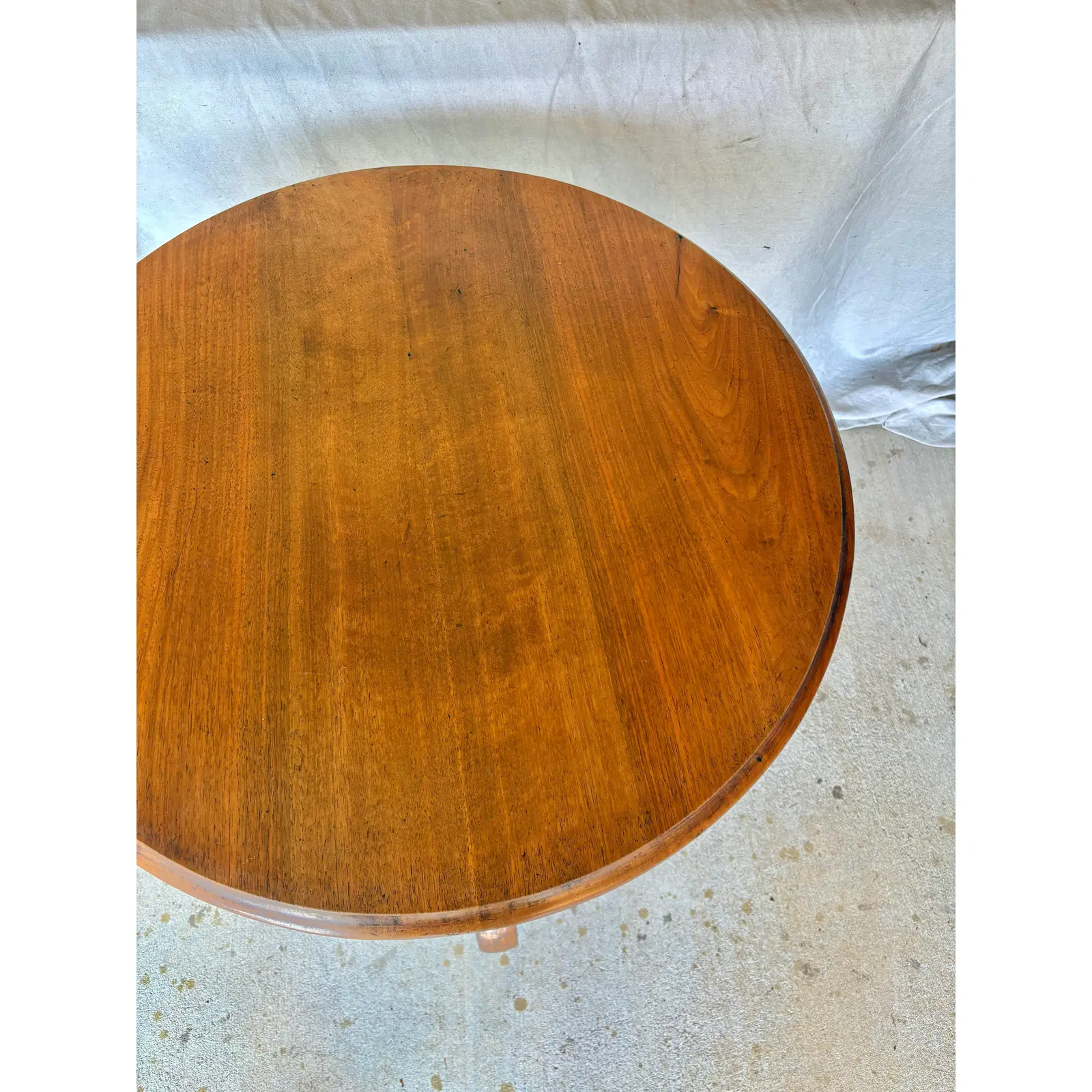 19th Century French Walnut Louis Philippe Pedestal Table - Image 8