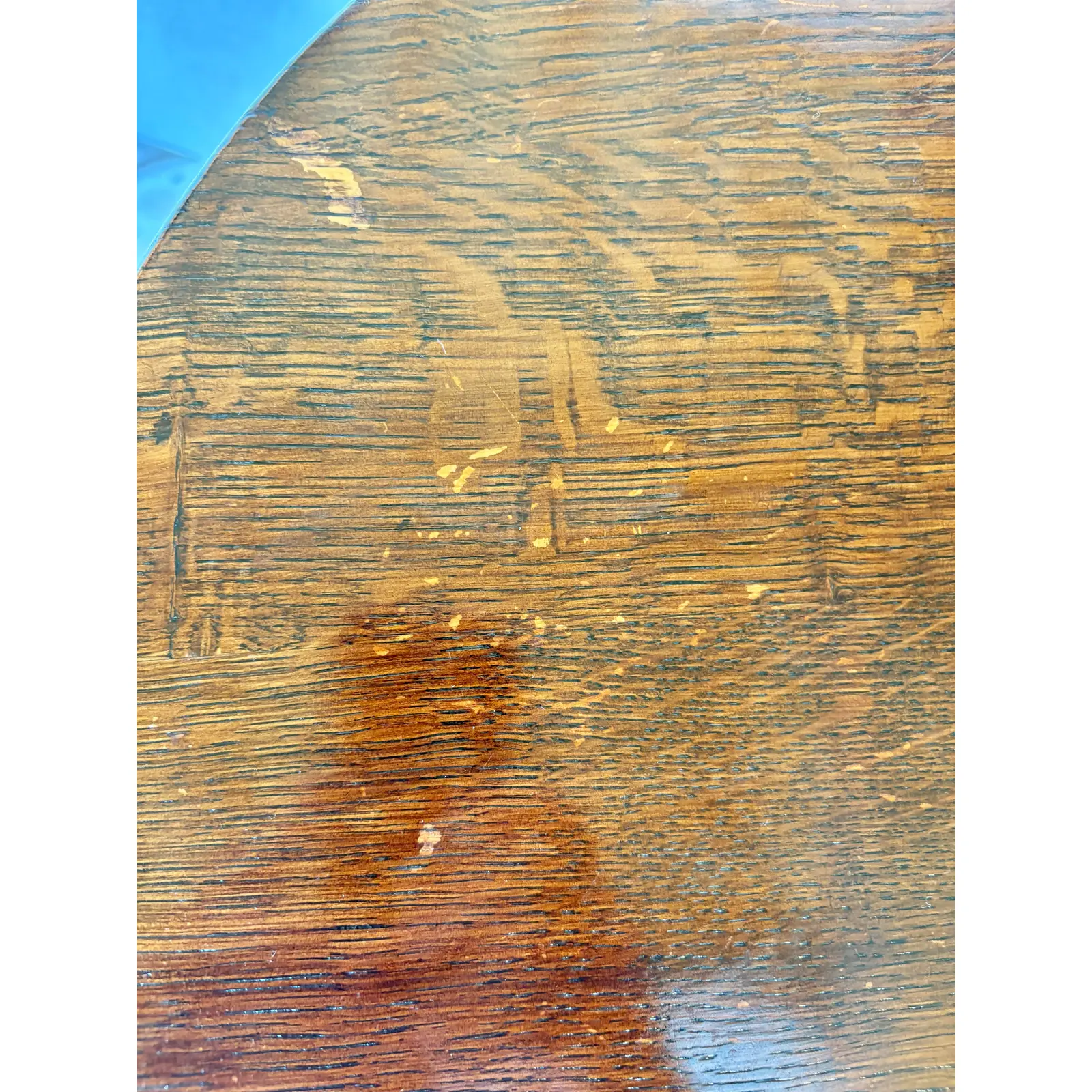 20th Century English Oak Tavern Cricket Table - Image 7
